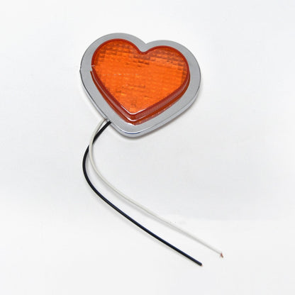 12v Japanese-style Heart-shaped Modified Auto Fender LED Sidelight