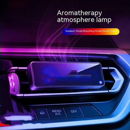 Automóvil Aromaterapia Salida de aire Luz ambiental LED Auto Perfume Desodorante