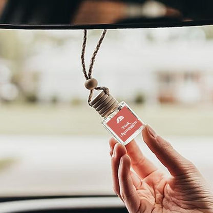 Pendentif de parfum pour voiture en bouteille de verre