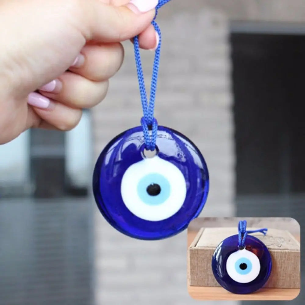 Trendy Kabbalah 1PC Turkish Home Car Auto Accessories Evil Eye Blue Auto Decor Amulet Interior Decor Car Pendant