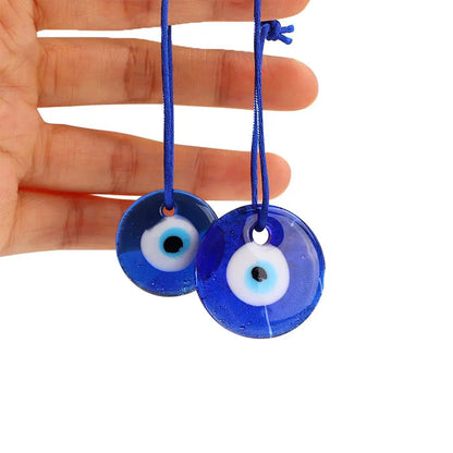 Trendy Kabbalah 1PC Turkish Home Car Auto Accessories Evil Eye Blue Auto Decor Amulet Interior Decor Car Pendant