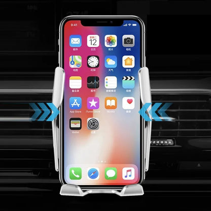 Telefoonhouder Auto Car Phone Holder Carga inalámbrica para iPhone XR 