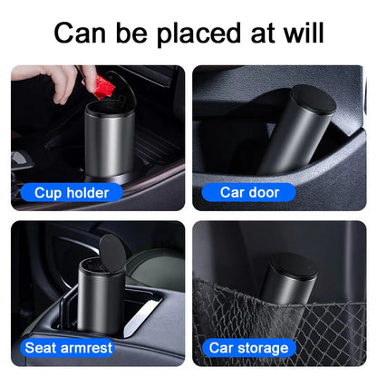 Baseus-Mini cubo de basura para coche, organizador de polvo para Interior de coche, bolsa de basura, caja de almacenamiento, cubo, accesorios para coche 