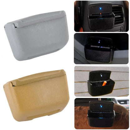 Universal Home Auto Car Air Outlet Ashtray Multiuse LED Cigarettes Smoke Remover Automobiles Interior Accessories