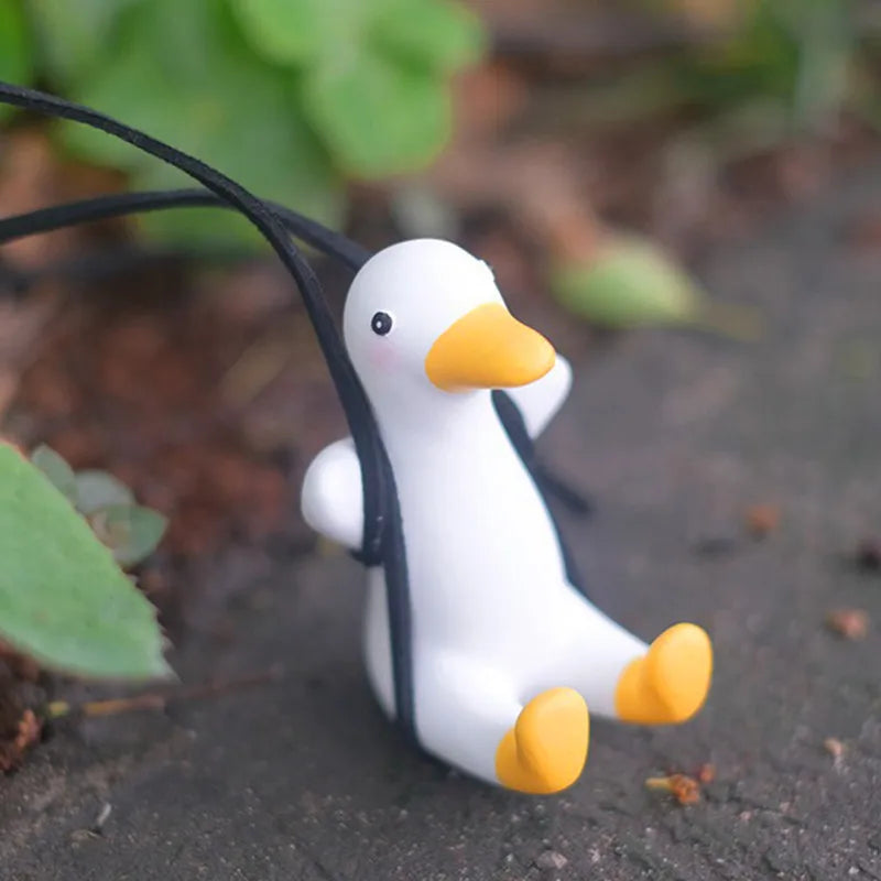 Pendentif balançoire canard pingouin écureuil