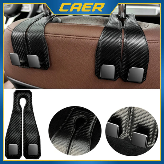 Multifunctional Car Seat Back Hook Double Head Phone Hanger Hanging Bag Interior Tools Storage Holder Auto Vehicle Accessories 