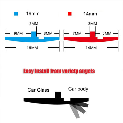 Car Rubber Seals Edge Sealing Strips Auto Roof Windshield Car Rubber Sealant Protector Seal Strip Window Seals for Auto