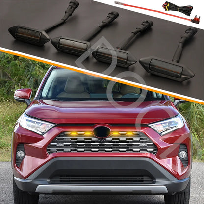 2020 2021 RAV4 Grills Day Lights Fit For Rav-4 Grills Signal Fog Lights Auto Accessories