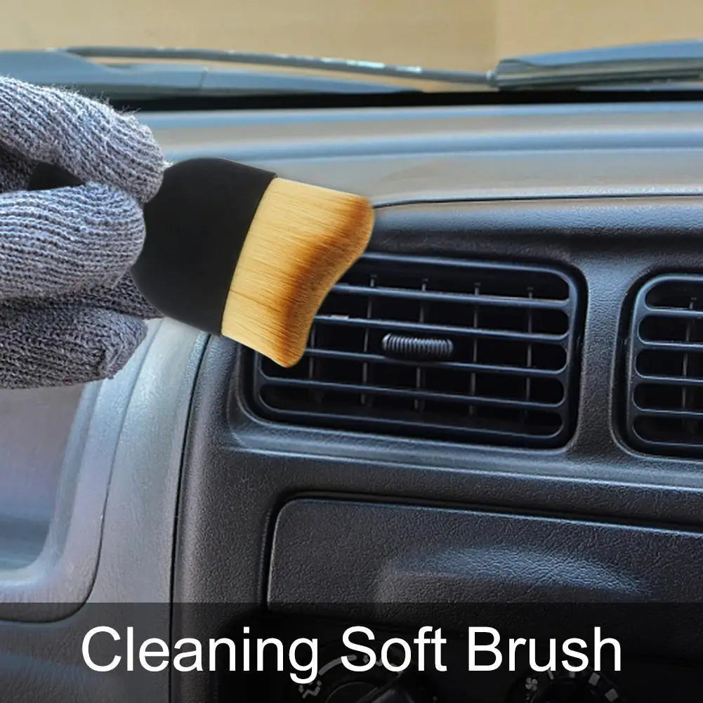 Car Interior Cleaning Soft Brush Dashboard Air Outlet Dust Removal Home Office Detailing Clean Tools Auto Maintenance 