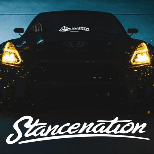 Car Accessories JDM Racing Sticker Front Windshield Decorative Stancenation The Bumper Auto Decals Vinyl Decal PVC 