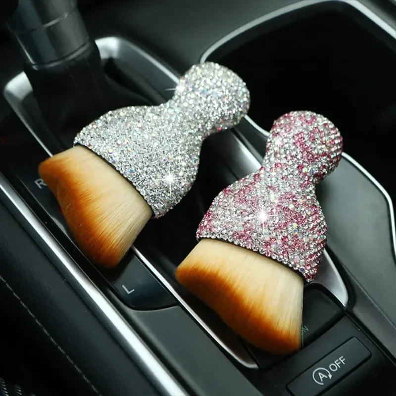 Car Interior Cleaning Brush Auto Detail Brush Bling Soft Bristles Multifunctional Auto Interior Detailing Brush Leather Computer