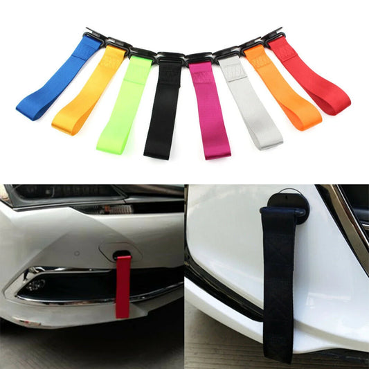 High Quality Nylon Tow Strap Universal Car Racing Tow Ropes Auto Trailer Ropes Auto Trailer Ropes Bumper Trailer Towing Strap