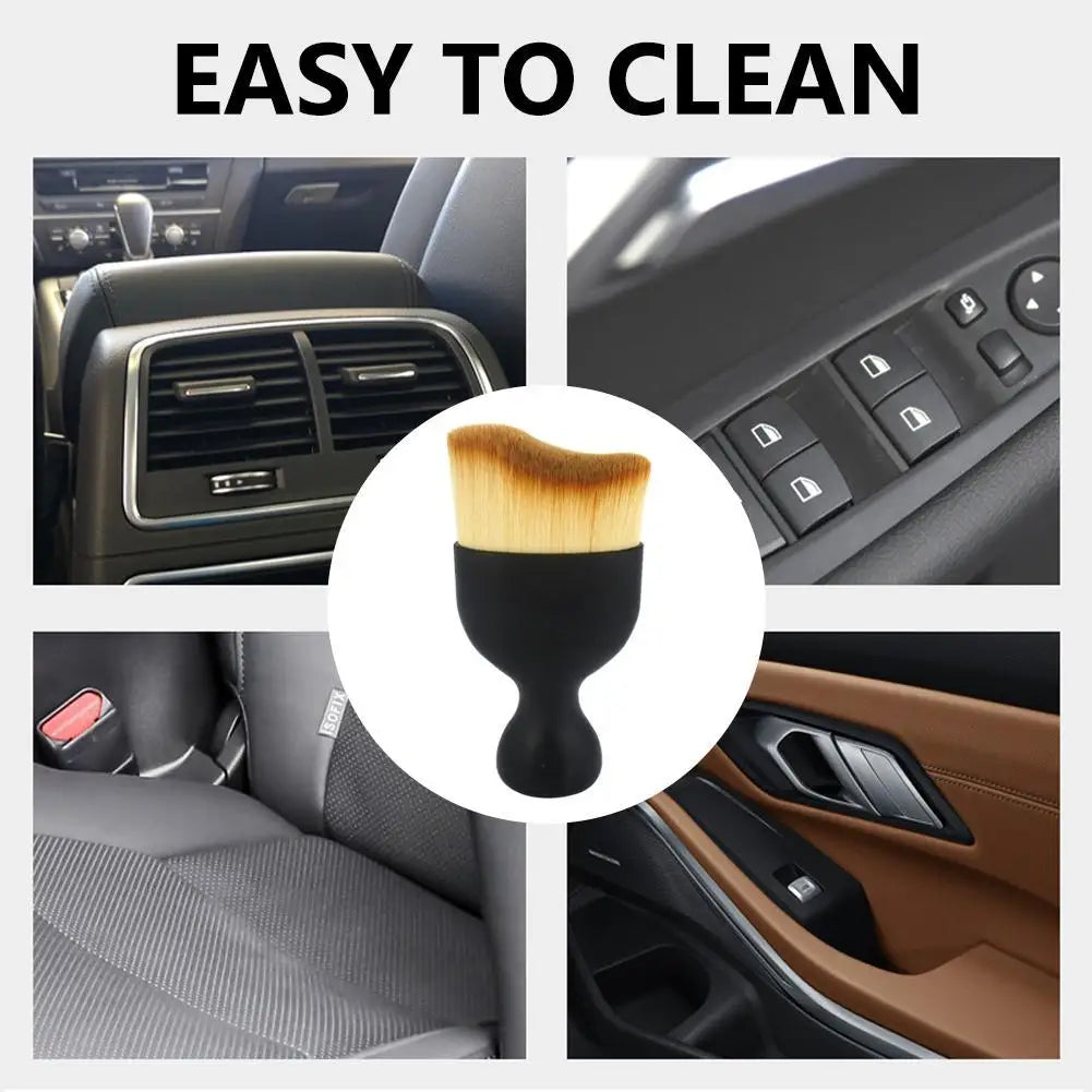 Car Interior Cleaning Soft Brush Dashboard Air Outlet Dust Removal Home Office Detailing Clean Tools Auto Maintenance 