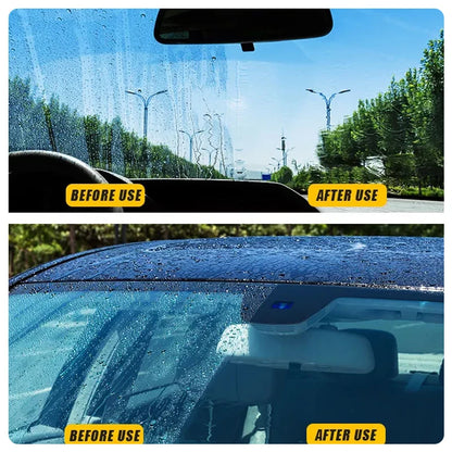 Car Glass Oil Film Removing Paste Auto Glass Film Coating Agent Waterproof Rainproof Anti-fog Glass Cleaner For Auto Windshield