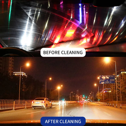 Car Glass Oil Film Removing Paste Auto Glass Film Coating Agent Waterproof Rainproof Anti-fog Glass Cleaner For Auto Windshield