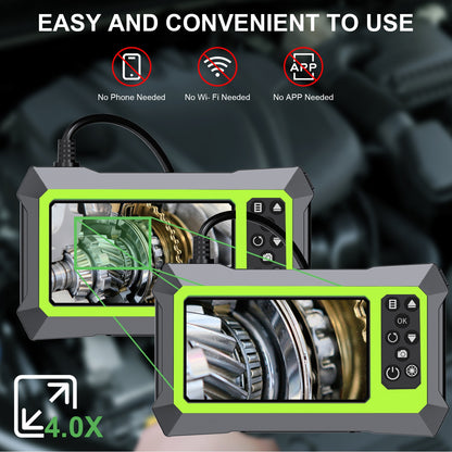 Endoscope industrielle flexible pour réparation automobile