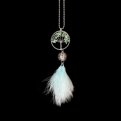 Pendentif Auto Attrape-Rêves Plume