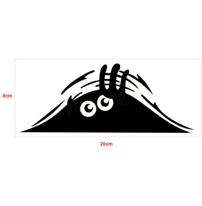 Peeking Auto Dune Scratch Hidden Car Stickers Peeping Peep Stickers